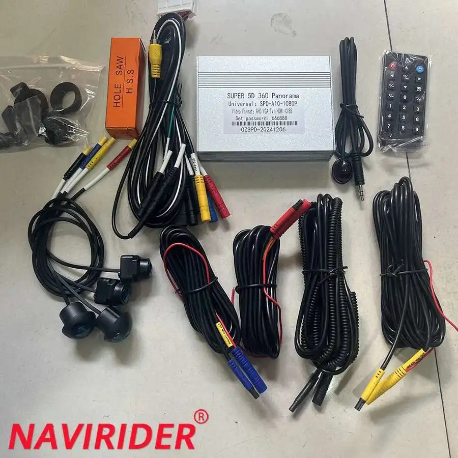 360 Degree Parking System Car Dvr Camera Auto 3D HD 1080P Driving Recorder Panoramic View  | AUTOKITSHOP