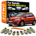 ZITWO 9Pcs Canbus LED Interior Light License Plate Lamp Kit For Suzuki SX4 2007 2008 2009 2010 2 - Canbus LED Car Light