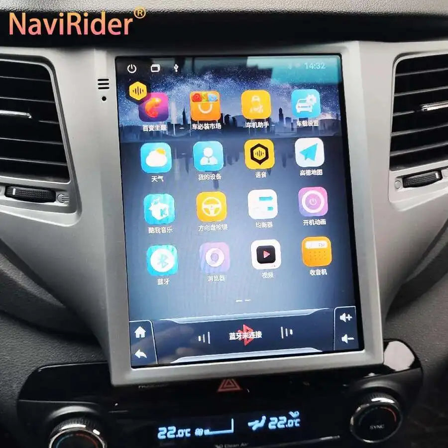 10.4" Screen 128GB Car Multimedia GPS Navigation For Hyundai Tucson 2017 Autoradio Bluetoo