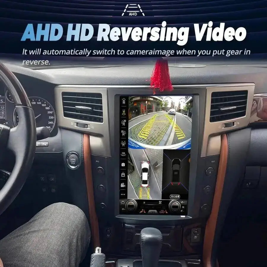 RHD LHD 13.6Inch For Lexus LX570 LX 570 2007-2015 Android Car Radio Stereo CarPlay Auto Mu | AUTOKITSHOP