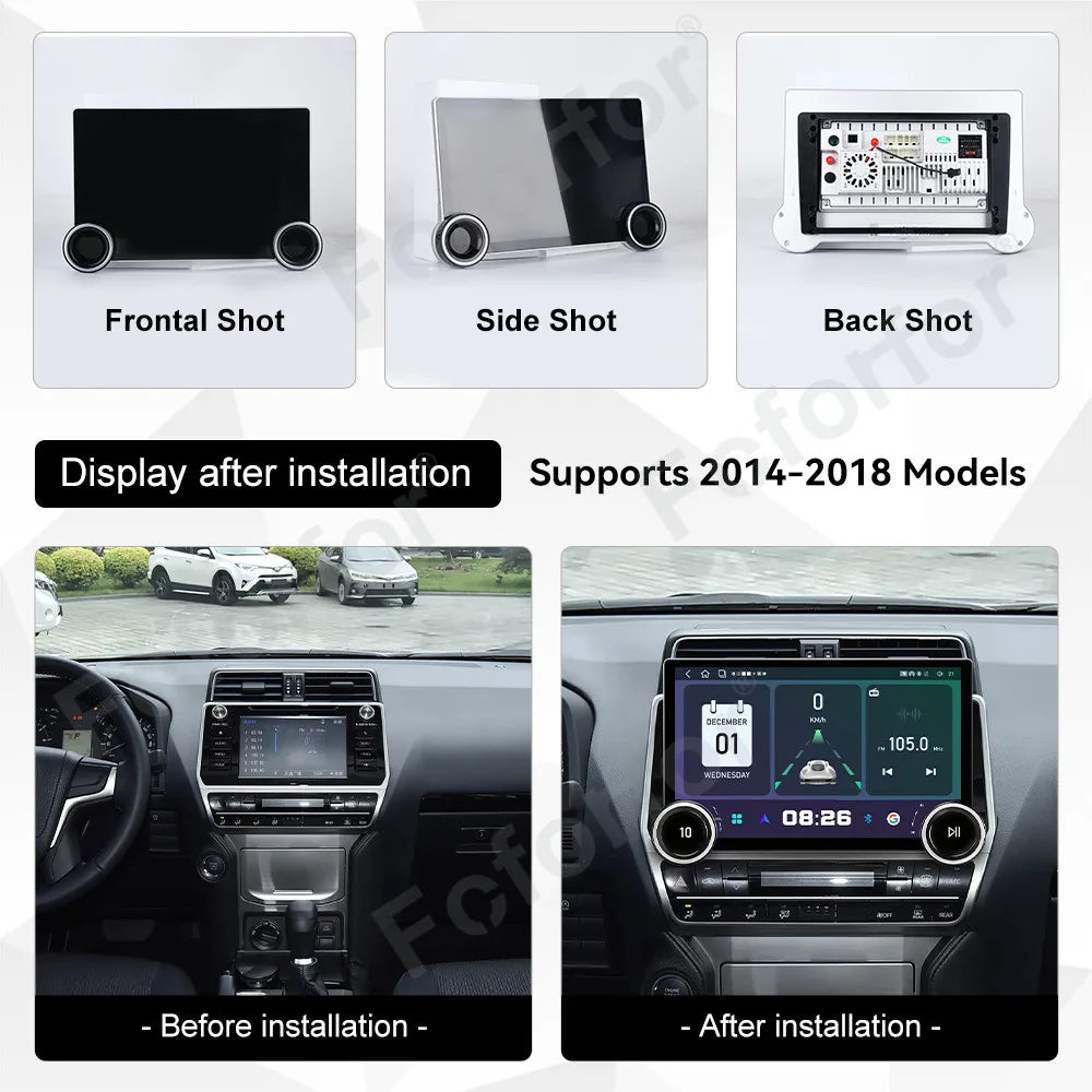 Android 15 HD Large Touch Screen 11.5 Inch Car Stereo Wireless CarPlay GPS Navi Player For