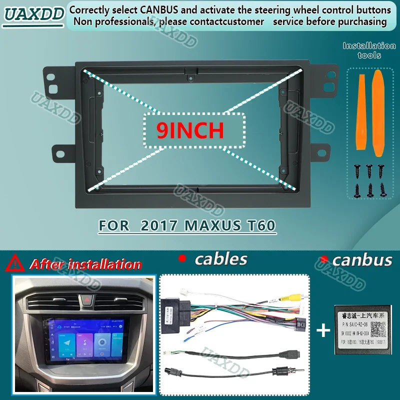FOR 2017 MAXUS T60 9INCH Car Radio Android DVD CD Stereo Audio Screens GPS Player Navigati
