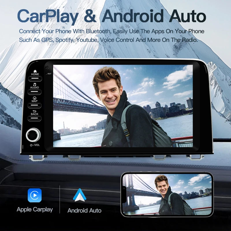SZLELV Android 15 Car Radio Stereo For Honda CRV CR-V 5 RT RW 2017-2022 Carplay Auto Multi