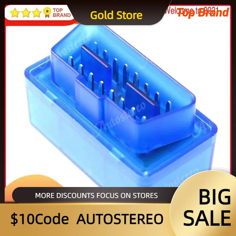 Android 5.1, 6.0, 7.1, 8.0 System for OBD2 ELM327 Bluetooth Model BT OBD Tools Use in Car