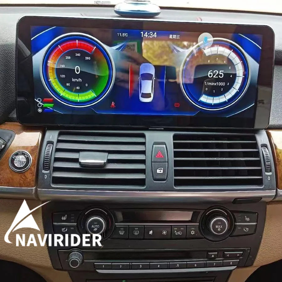 Android 15 12.3" Screen Stereo Auto Car Radio For BMW X5 E53 X6 E70 E71 2007-2013 CIC CCC  | AUTOKITSHOP