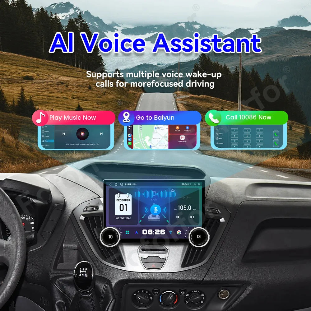 Upgraded Ultra Large HD Display Android 15 11.5 Inch Car Radio GPS Navi Head Unit For Ford