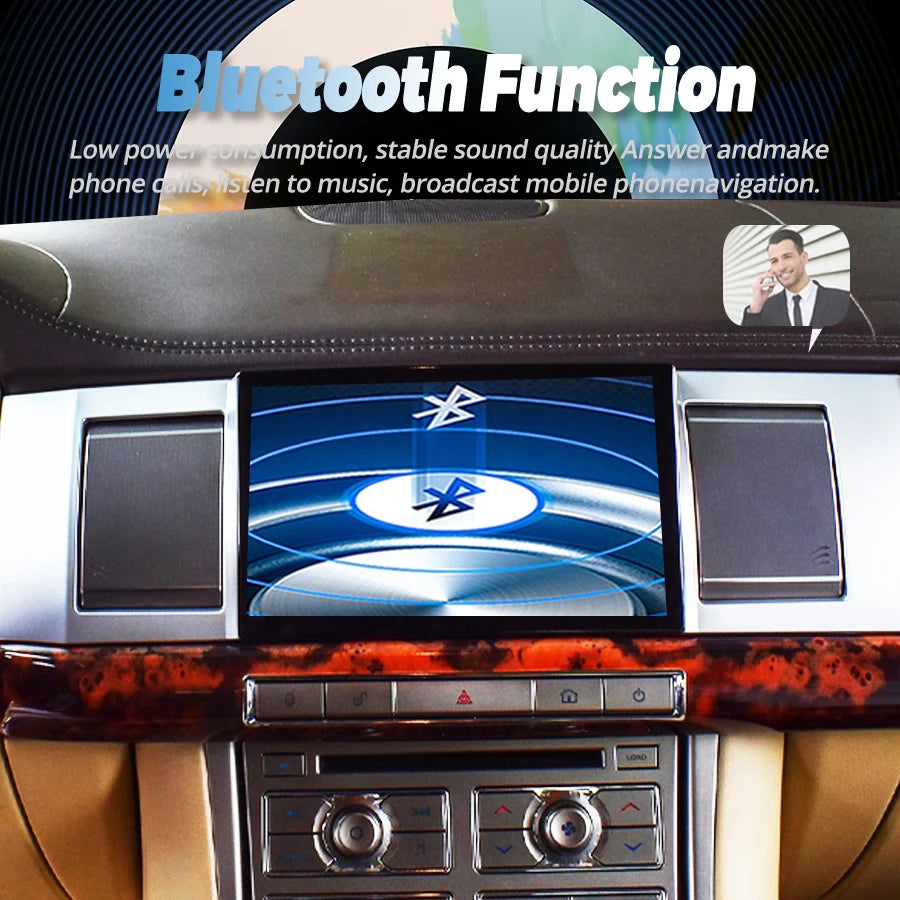 Car Multimedia Video Palyer For Jaguar XF 2009-2015 GPS Navigation BT 8inch Android 15 256