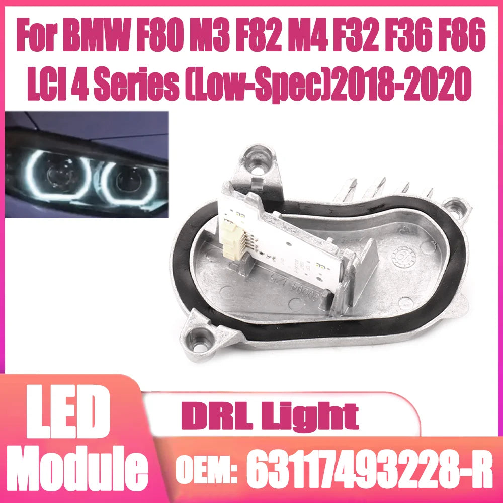 63117493228-R DRL Headlight Module Control Unit Day Lights For BMW F80 M3 F82 M4 F32 F36 F