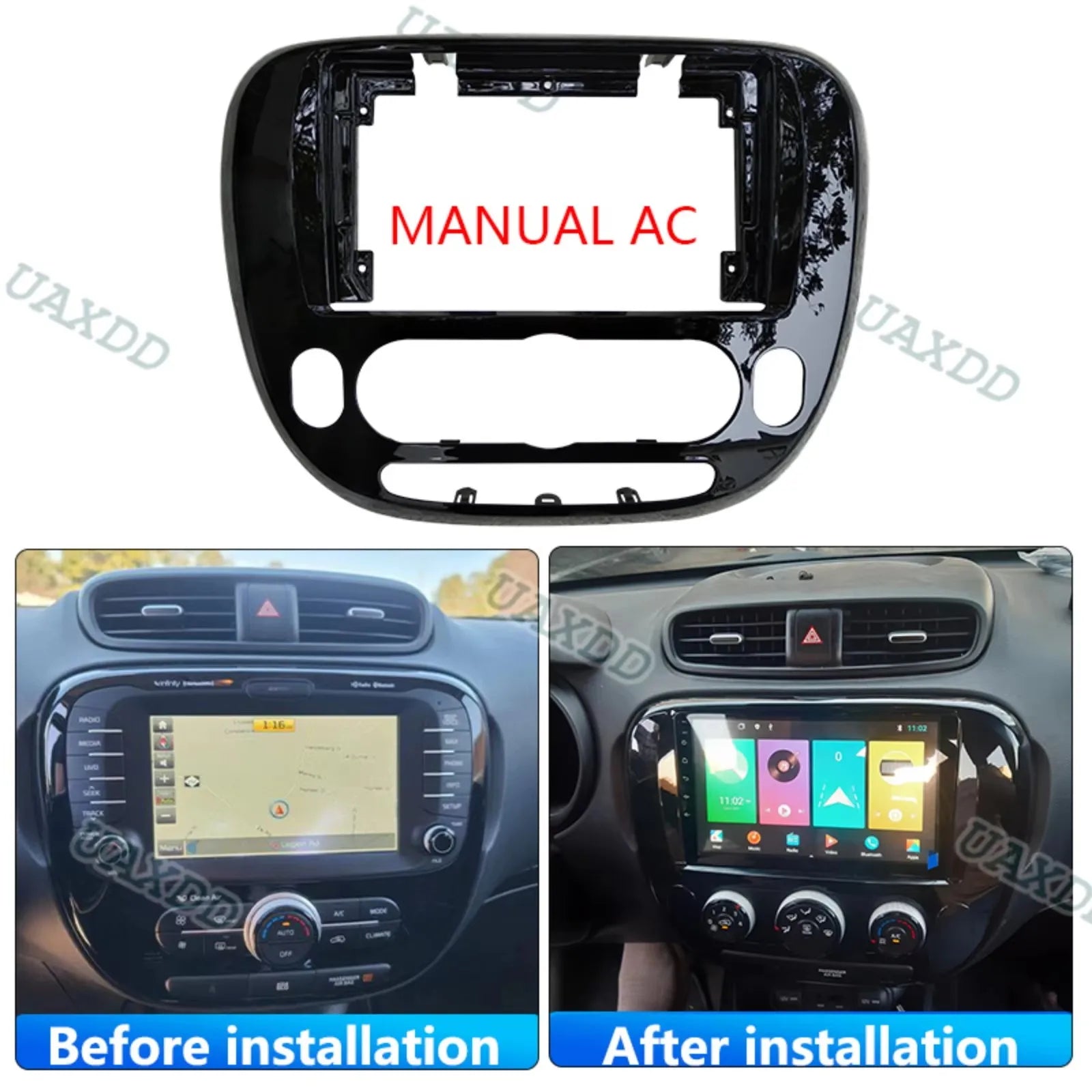 For 2014 Kia Soul 9 Inch UV Car Radio Android Stereo Audio Screen Multimedia Video Player