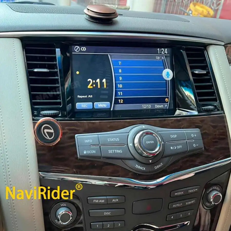 256GB Android 14 Wireless CarPlay 8Inch Qled Screen Car Radio Multimedia Player For Nissan