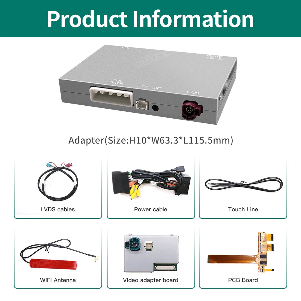 Wireless CarPlay Android Auto Interface For Alfa Romeo Giulietta 2014-2021 Fiat 500X 2015- | AUTOKITSHOP