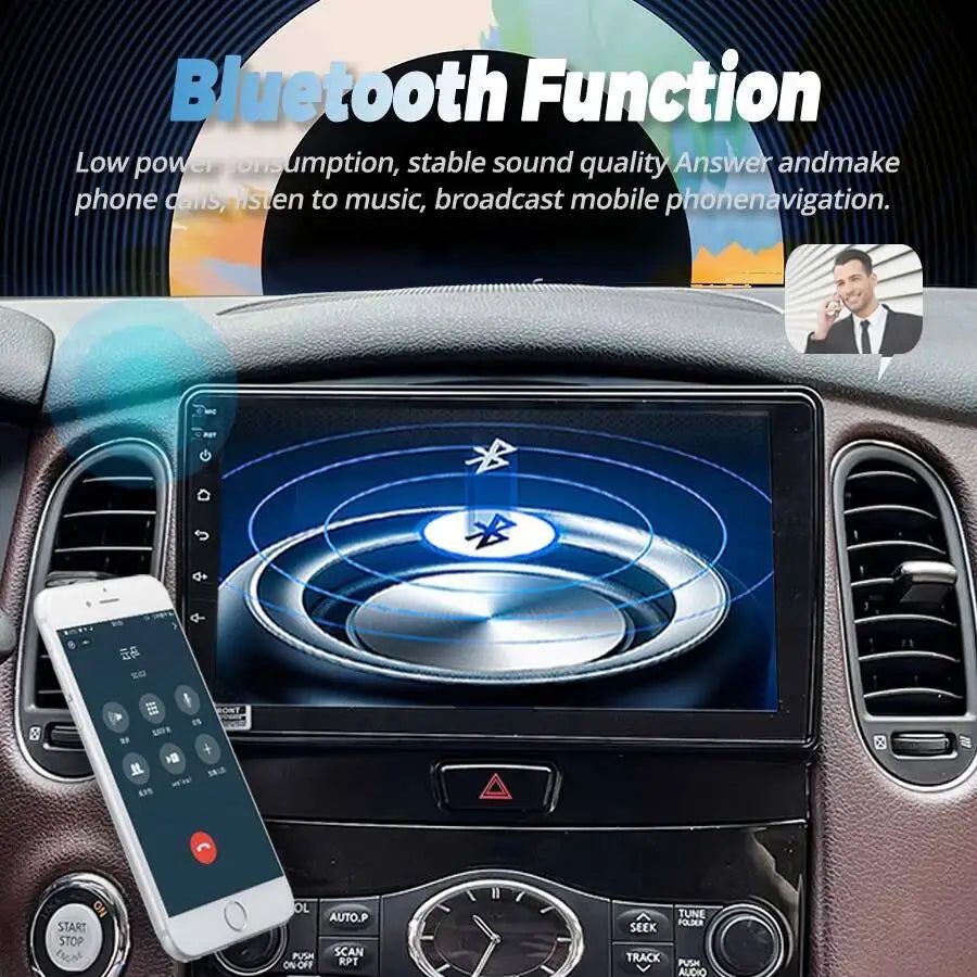 9inch For Infiniti QX50 EX25 EX35 2013-2020 Car Radio Wireless Carplay Android Auto Multim