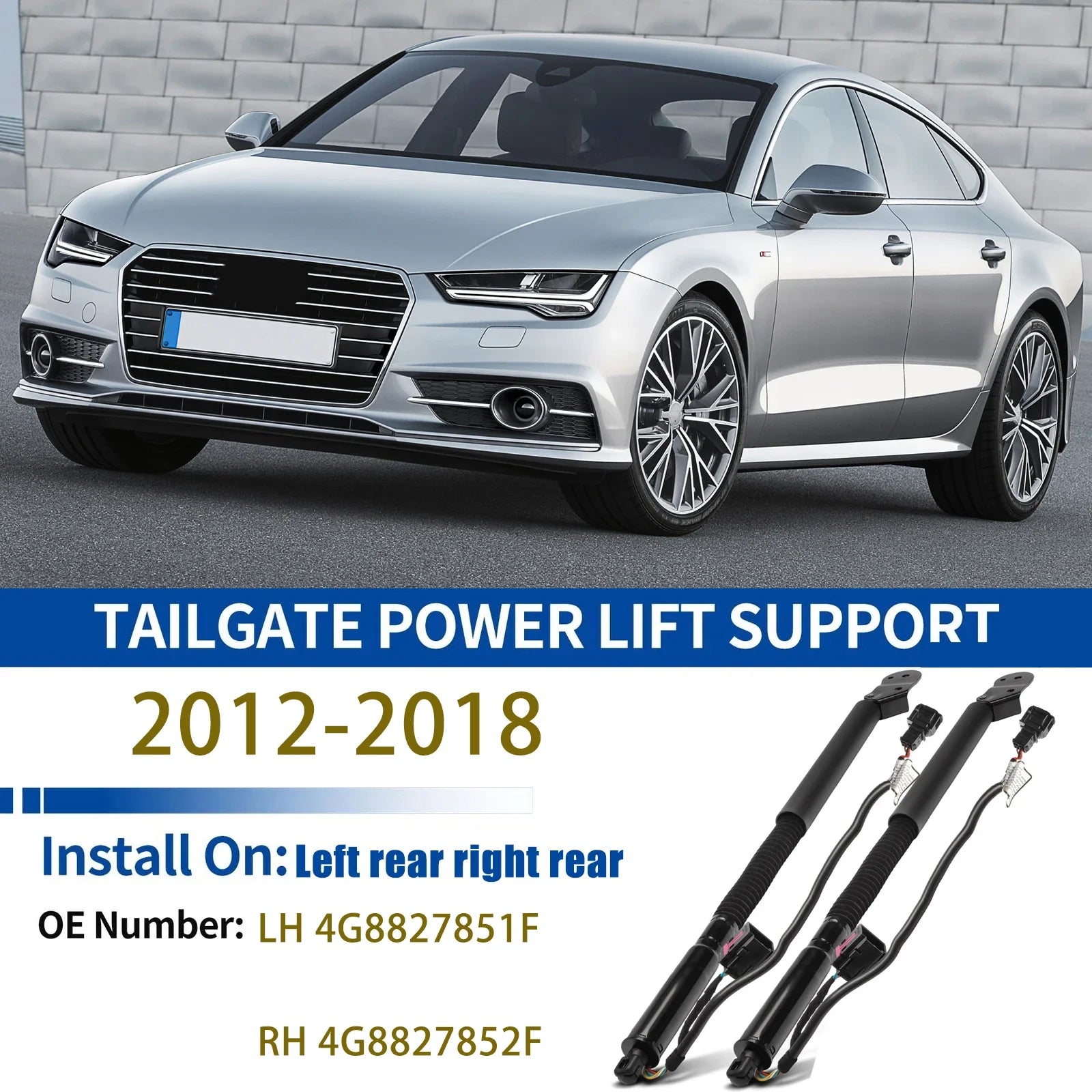 Electric Trunk Strut For 4G8 Audi A7 2012-2018 Power Lift Support Struts Left 4G8827851F R | AUTOKITSHOP