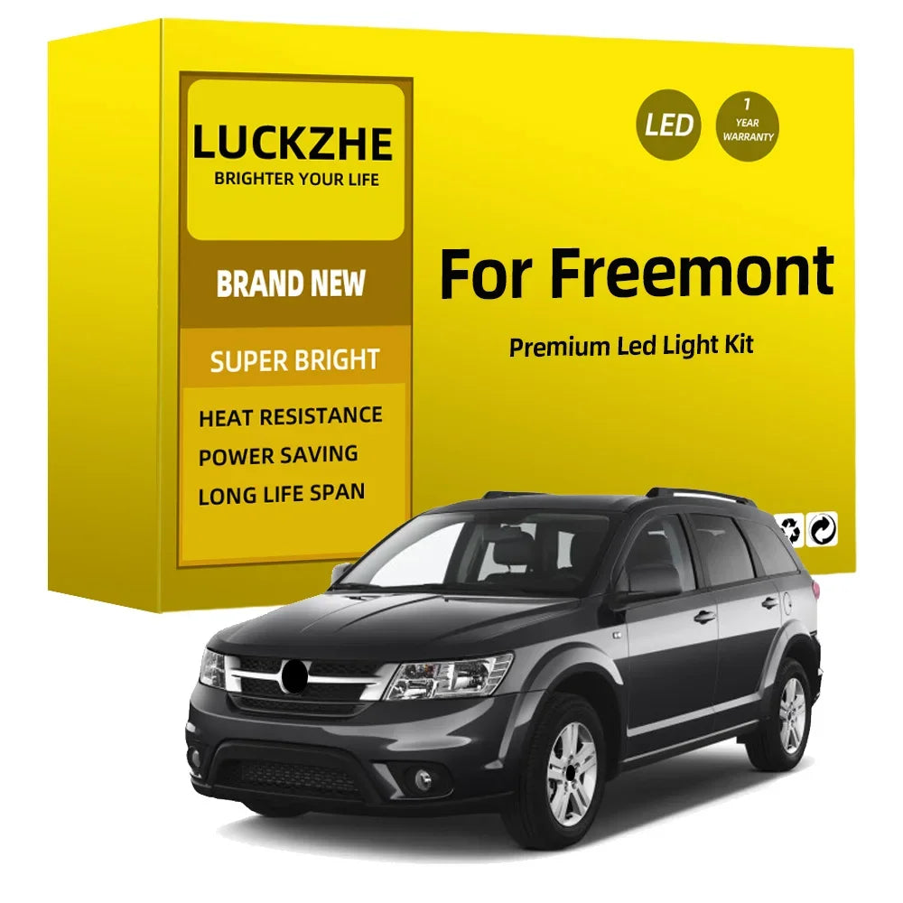 12-Piece LED Interior Light Kit for Fiat Freemont - Canbus Error-Free Bulbs | AUTOKITSHOP