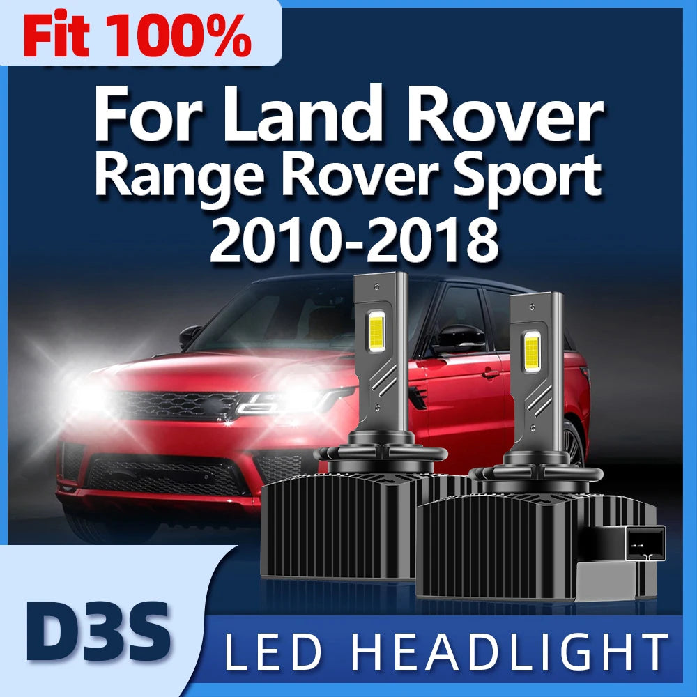 D3S LED Headlights HID Car Light 6000K For Land Rover Range Rover Sport 2010 2011 2012 201