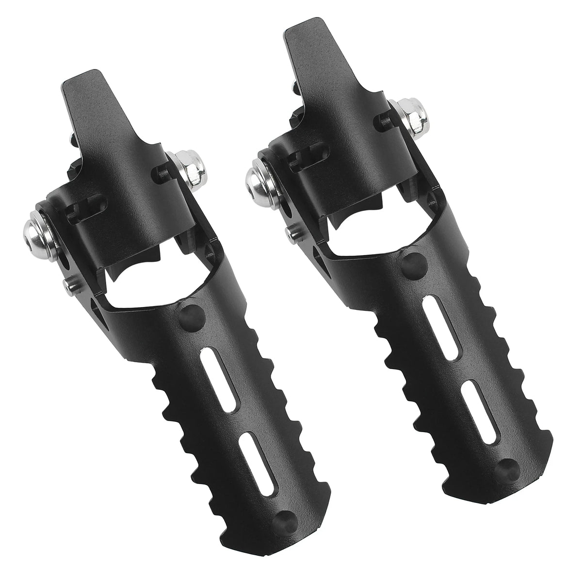Motorcycle 22mm/25mm Highway Front Footpeg Footrests Clamps Crash Bars Foot Rests Explorer Guard - Automotive LED Light
