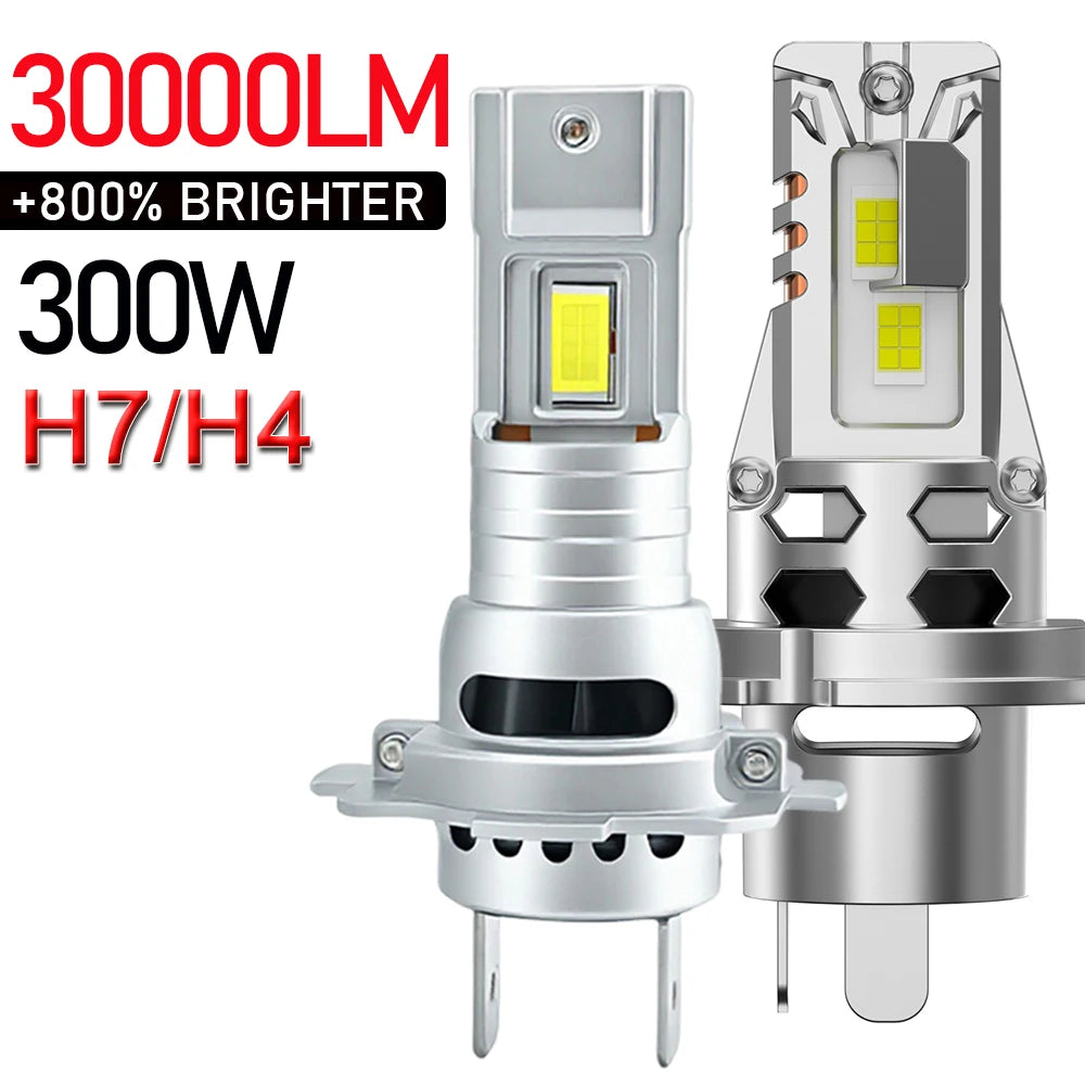 H7 H1 Led Headlight Bulb 30000LM Spotlights 7035 CSP Chip Automobile Lamp 6000K Diode Fog