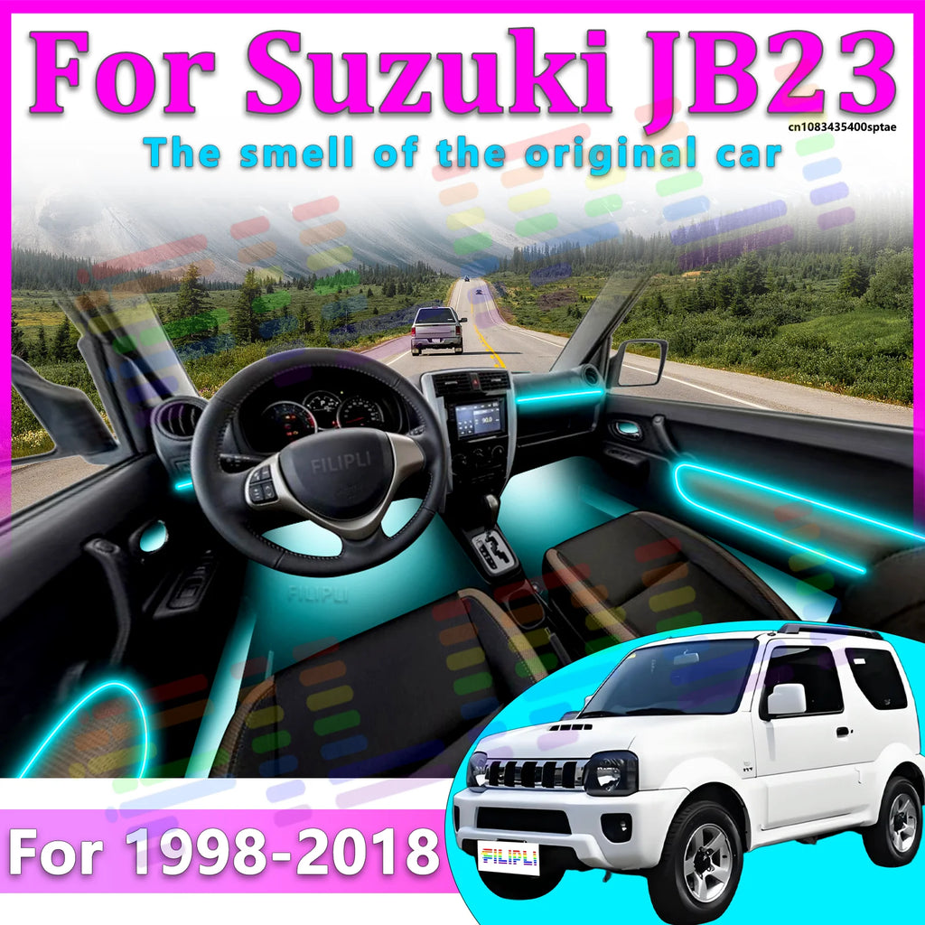 64 RGB - Neon Strip - for Suzuki JB23 - App Control - Car Interior Lighting | AUTOKITSHOP