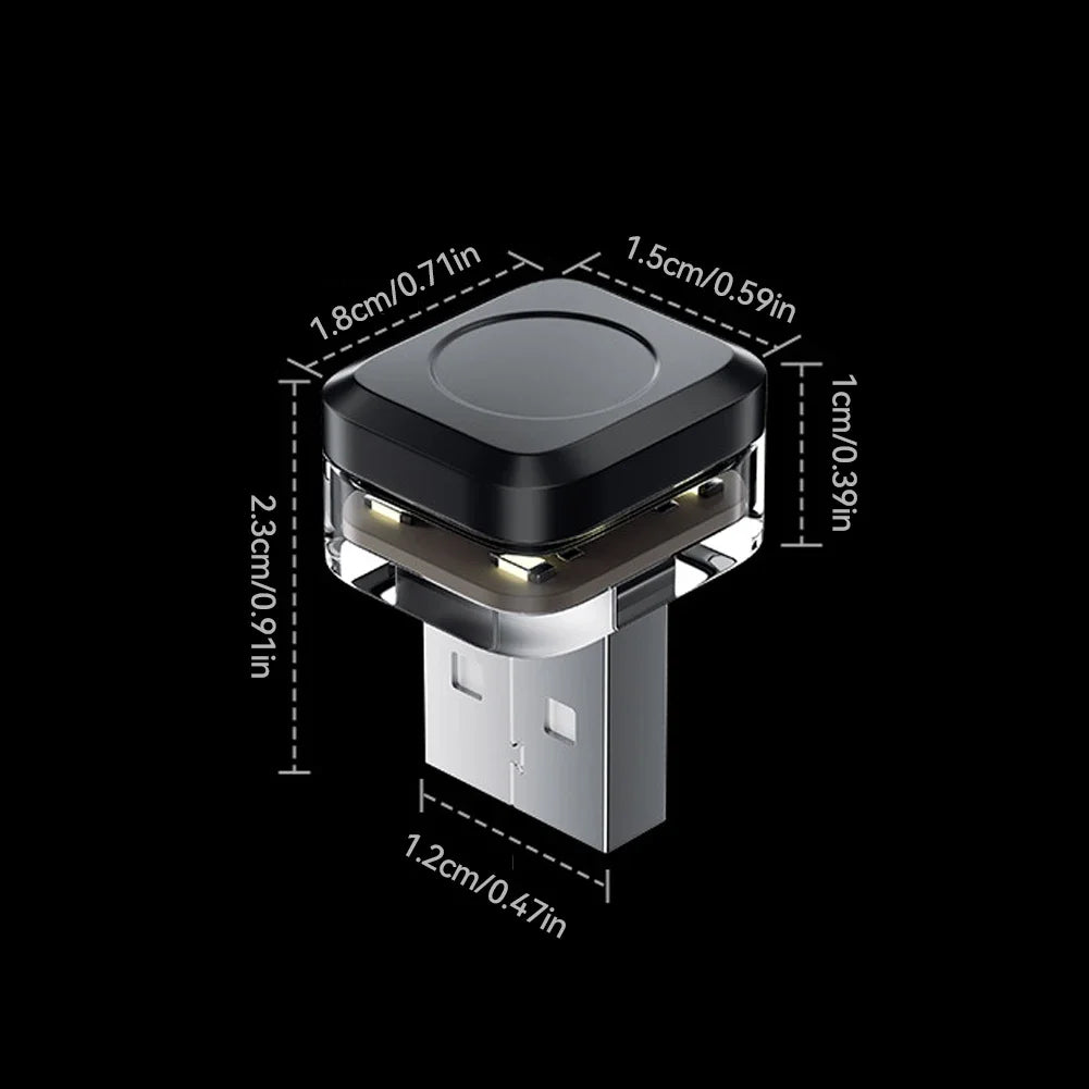 New Universal USB Car Interior Ambient Atmosphere Light LED Signal Lights Auto Reading Lamp Decorations Car Interior Accessories