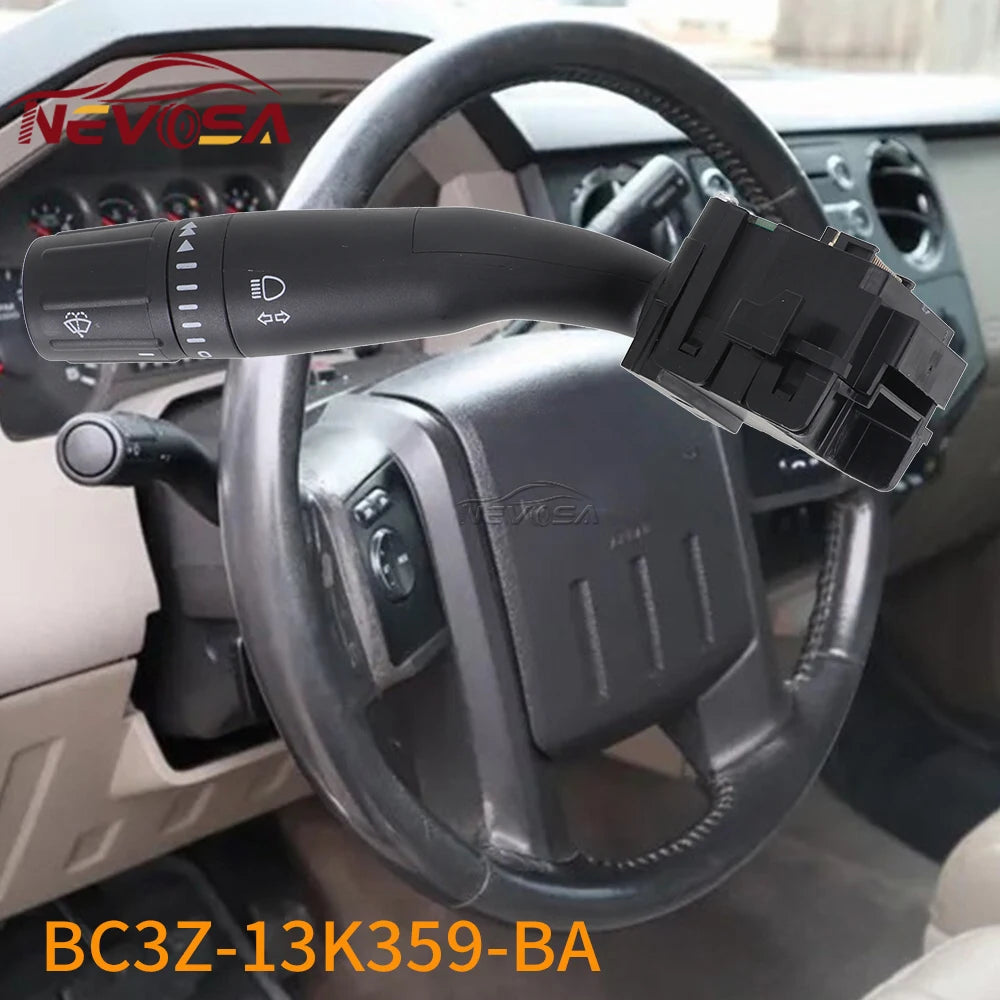 NEVOSA Multi Function Turn Signal Wiper Windshield Switch For Ford F350 F150 F25 for Ford F250 F350 F150 2011-2013 - Aut