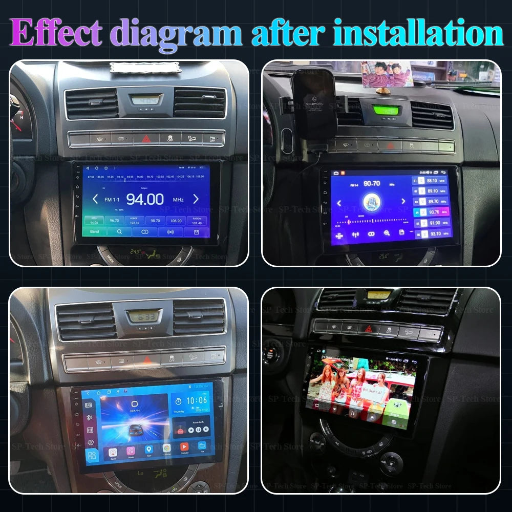 Android 16 For SsangYong Rexton Y250 2 2006 - 2012 Car Radio 2Din Multimedia Video Player  | AUTOKITSHOP