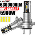 CARLitek H7 LED Bulbs CANBUS Car Headlight High Power Auto Light Spotlights 12V +800% Brig
