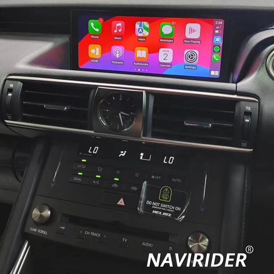 For Lexus IS RC 200 250 200t 300h 2013-2019 RHD Android 14 Navi Bluetooth Car Multimedia P