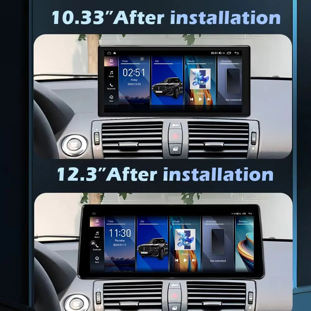 For BMW 1 Series E81 E82 E87 2007 - 2011 CCC CIC System Android 16 Wireless CarPlay Car Ra
