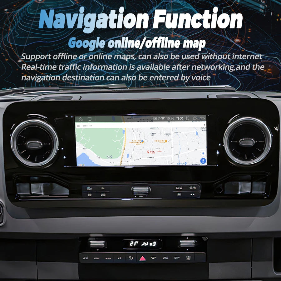 10.25" Android Auto For Mercedes Benz Sprinter W906 2016-2020 Stereo Navigation Carplay Ca