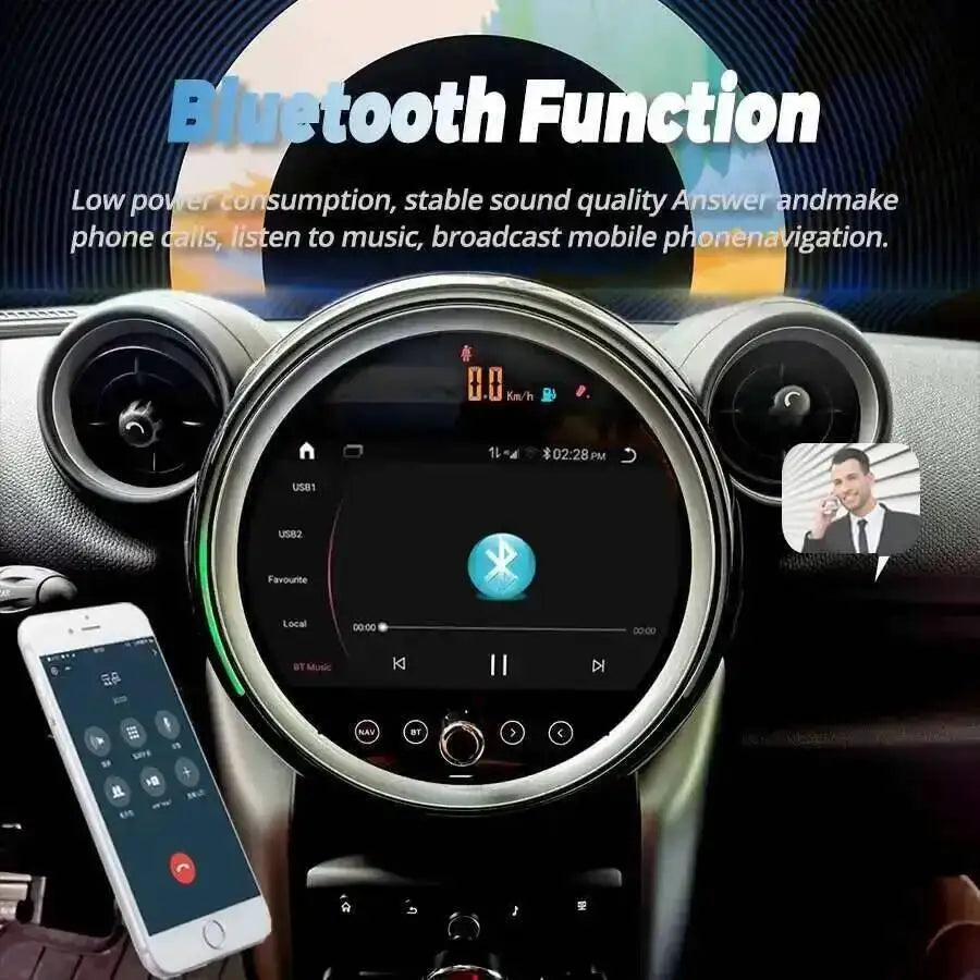 9" Android Screen For BMW Mini One R56 R57 R58 R60 Cooper S 2007-2017 Car Radio Multimedia | AUTOKITSHOP