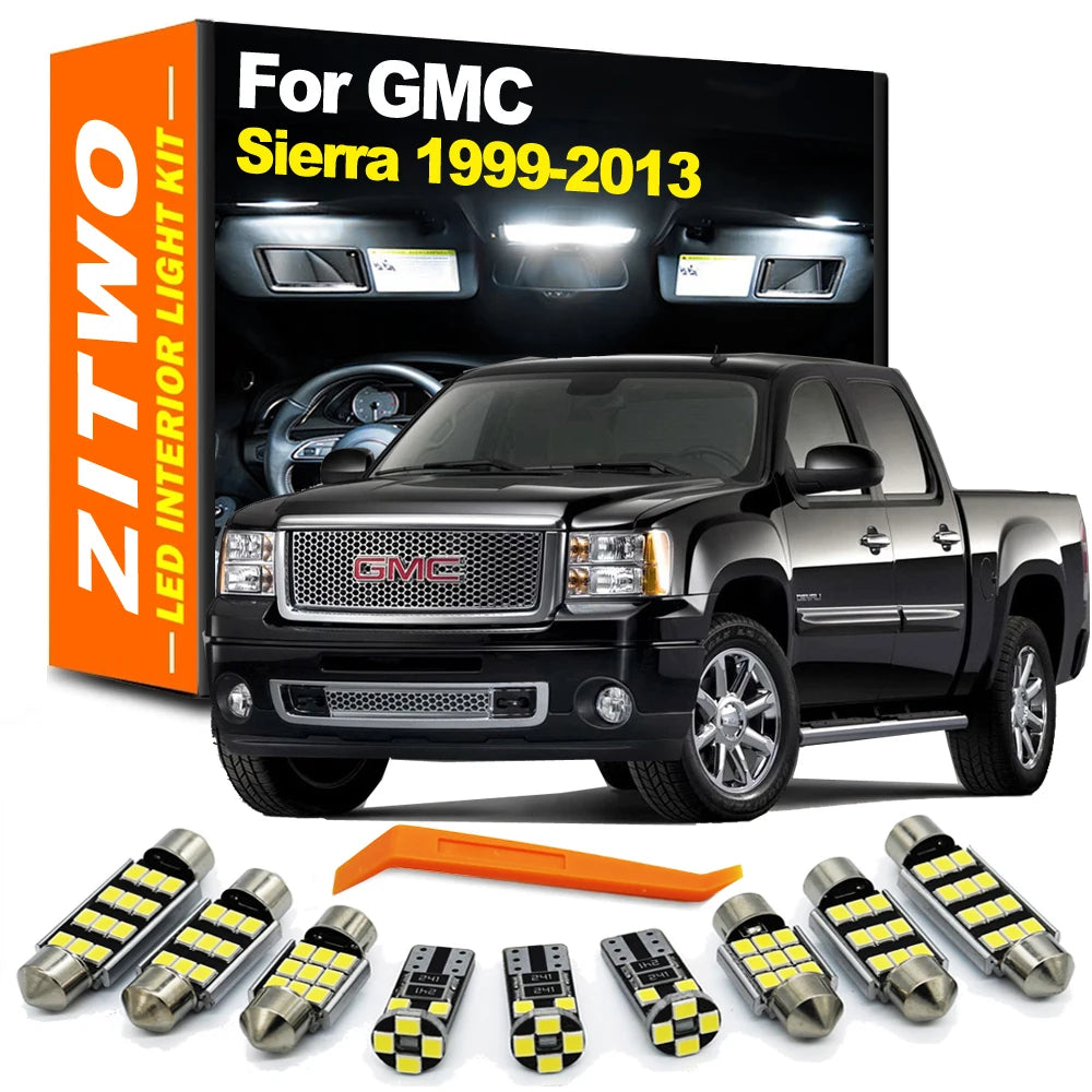ZITWO Canbus LED Bulb Car Interior Light Kit For GMC Sierra 1500 2500 3500 1999- for GMC 1999-2007 - Canbus LED Car Ligh