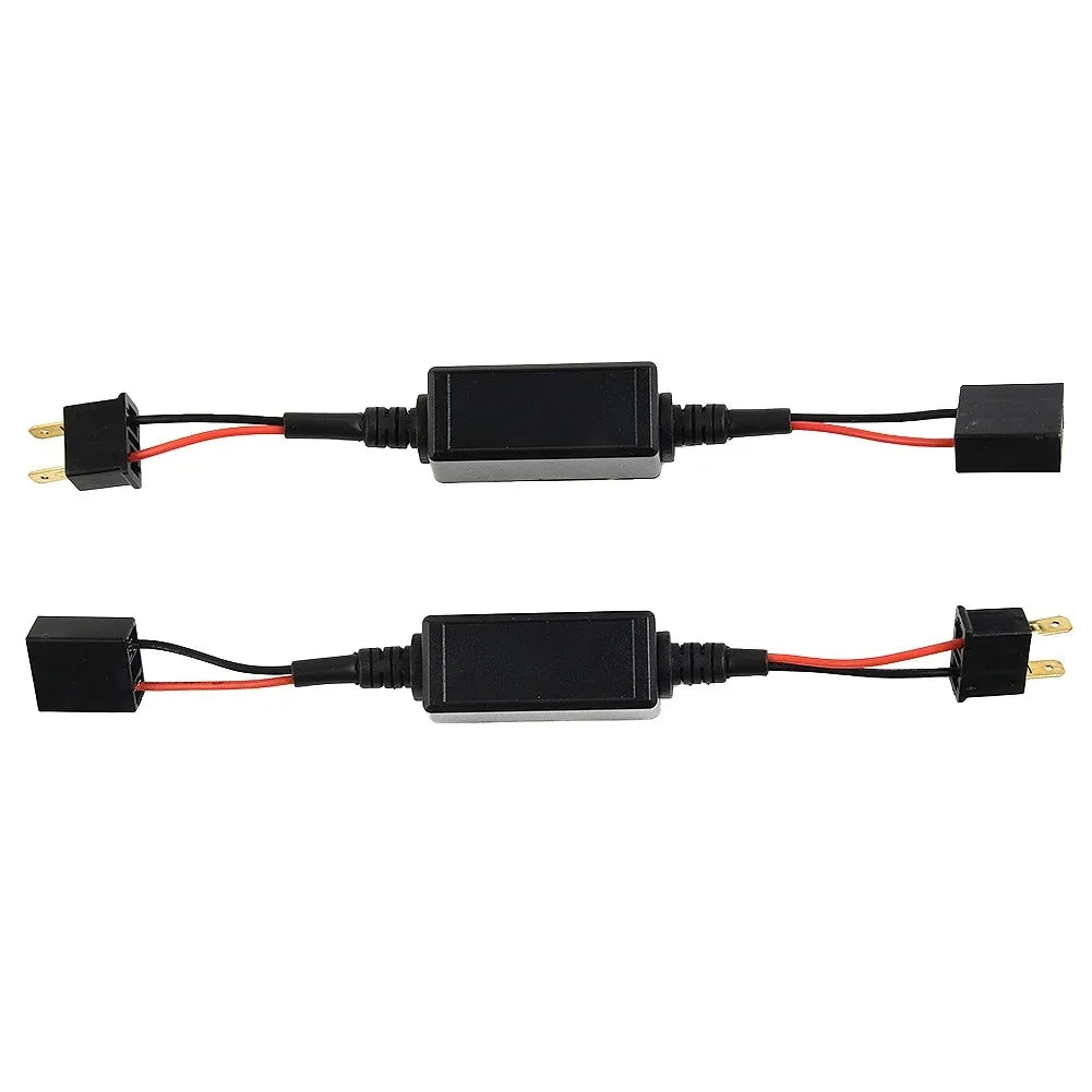 H7 Headlight LED Canbus Decoder 9V-16V Canceller Error Free Resistor Anti Flicker Warning