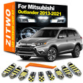 ZITWO 11Pcs LED Bulb Interior Indoor Light Kit For Mitsubishi Outlander 3 MK3 II for Mitsubishi MK3 - Canbus LED Car Lig
