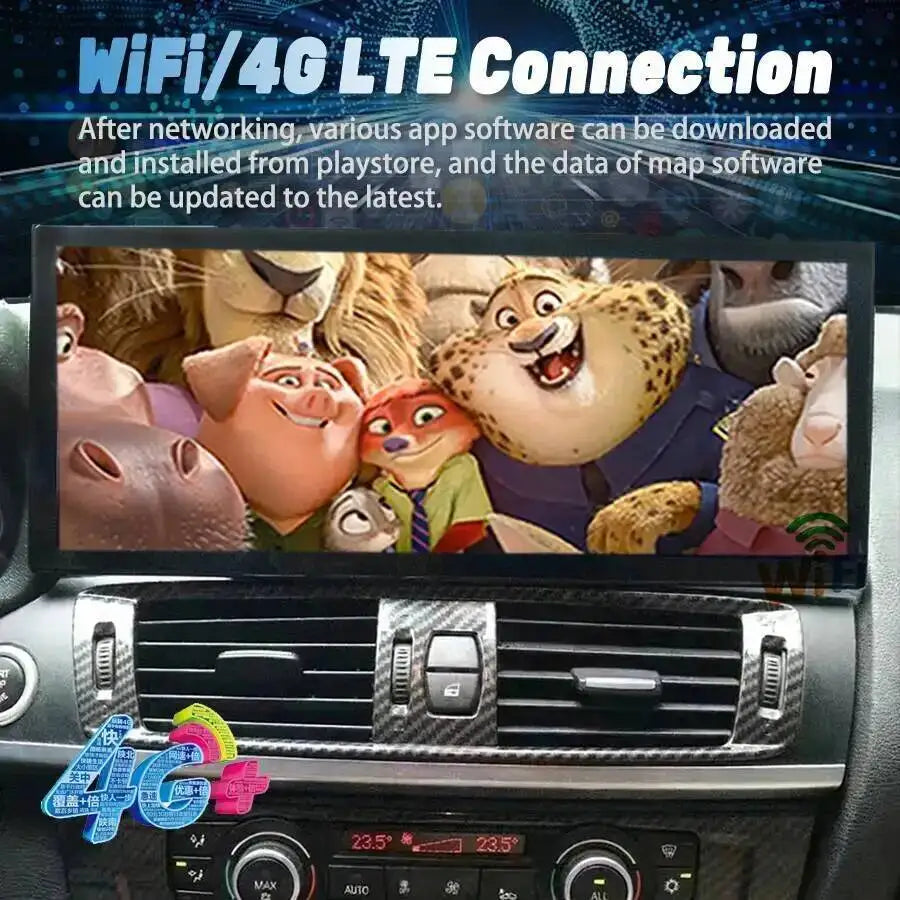 Carplay Bluetooth WIFI 4G Navigation Head Unit For BMW X3 F25 X4 2011-2013 15.8Inch Car GP | AUTOKITSHOP