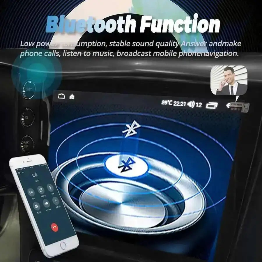 S 10.4" Android15 Car Multimedia Video Player For Maserati Gran Turismo GT 2007-2017 Carpl | AUTOKITSHOP