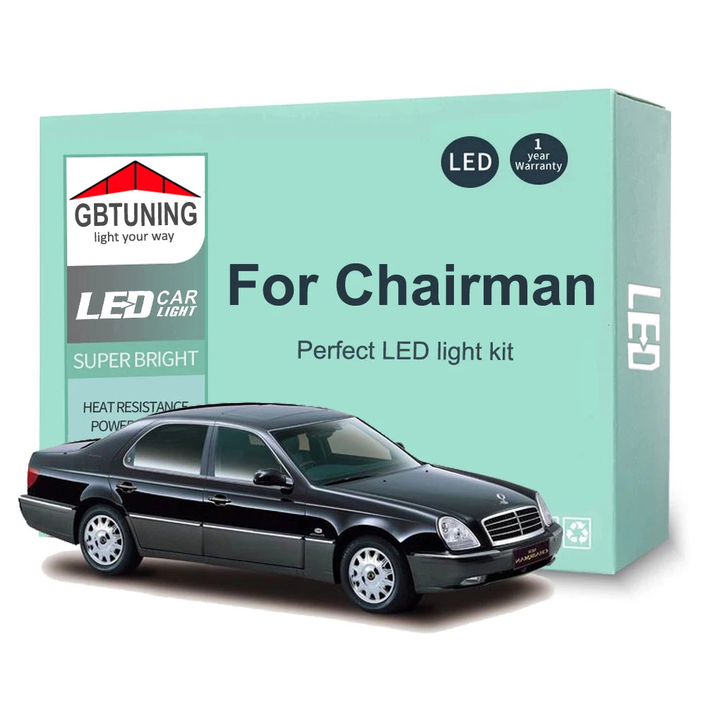 LED Interior Light Kit for Ssangyong Chairman 1997-2004 - Canbus Dome Map Door Trunk Bulbs | AUTOKITSHOP