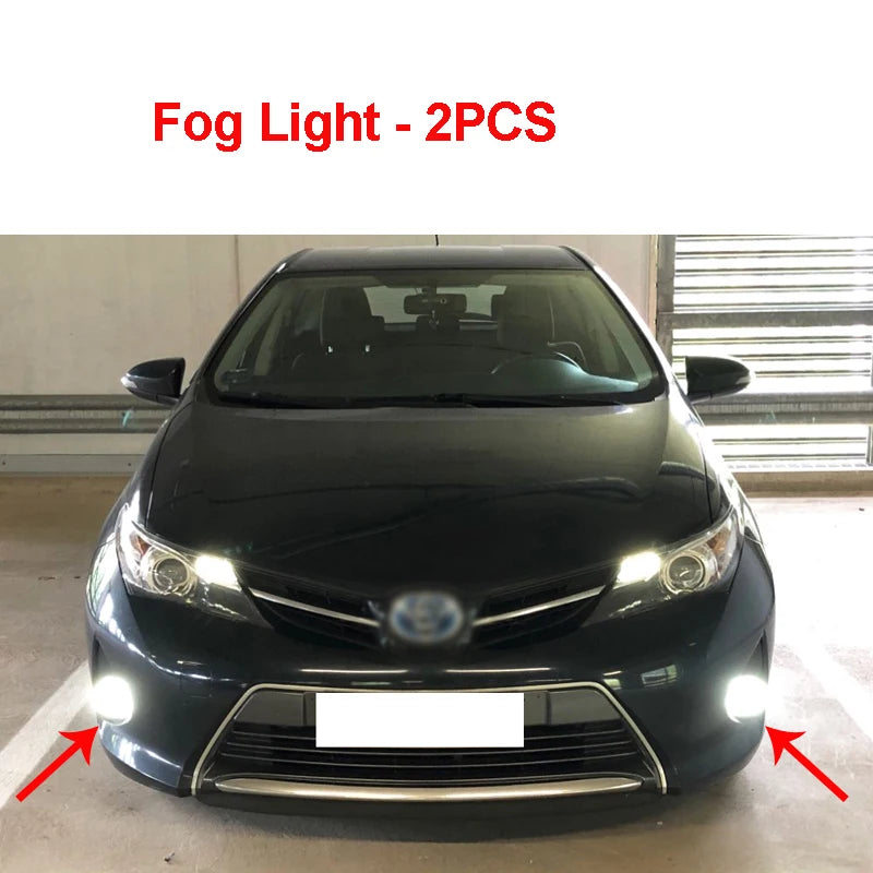 LED Interior and Exterior Light Kit For Toyota Yaris 2014 2015 2016 2017 2018 2019 LED Bulb Fog Turn Signal Lamp Reverse Light