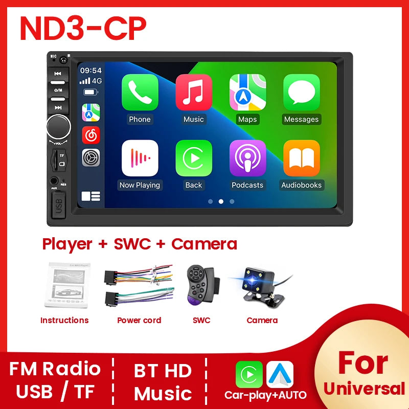 7 Inch HD 2Din MP5 Player Car Radio Multimedia Player Intelligent System For Universal Aut