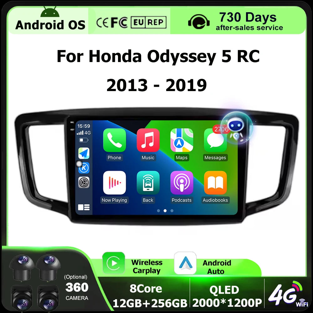 10'' Android 16 Car Radio for Honda Odyssey 5 RC 2013-2019 | Multimedia Video Player | AUTOKITSHOP