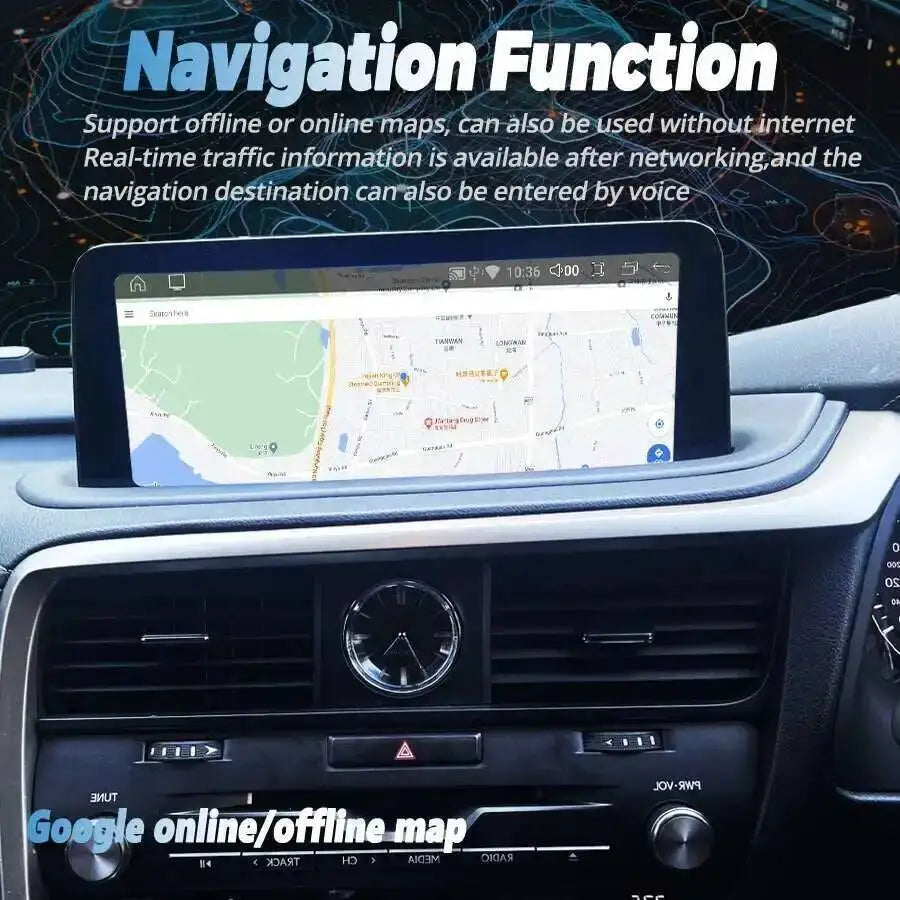 RHD Android 14 Car Video Player Stereo For Lexus Rx450h RX200t RX350 RX300 RX 450H 200t 35