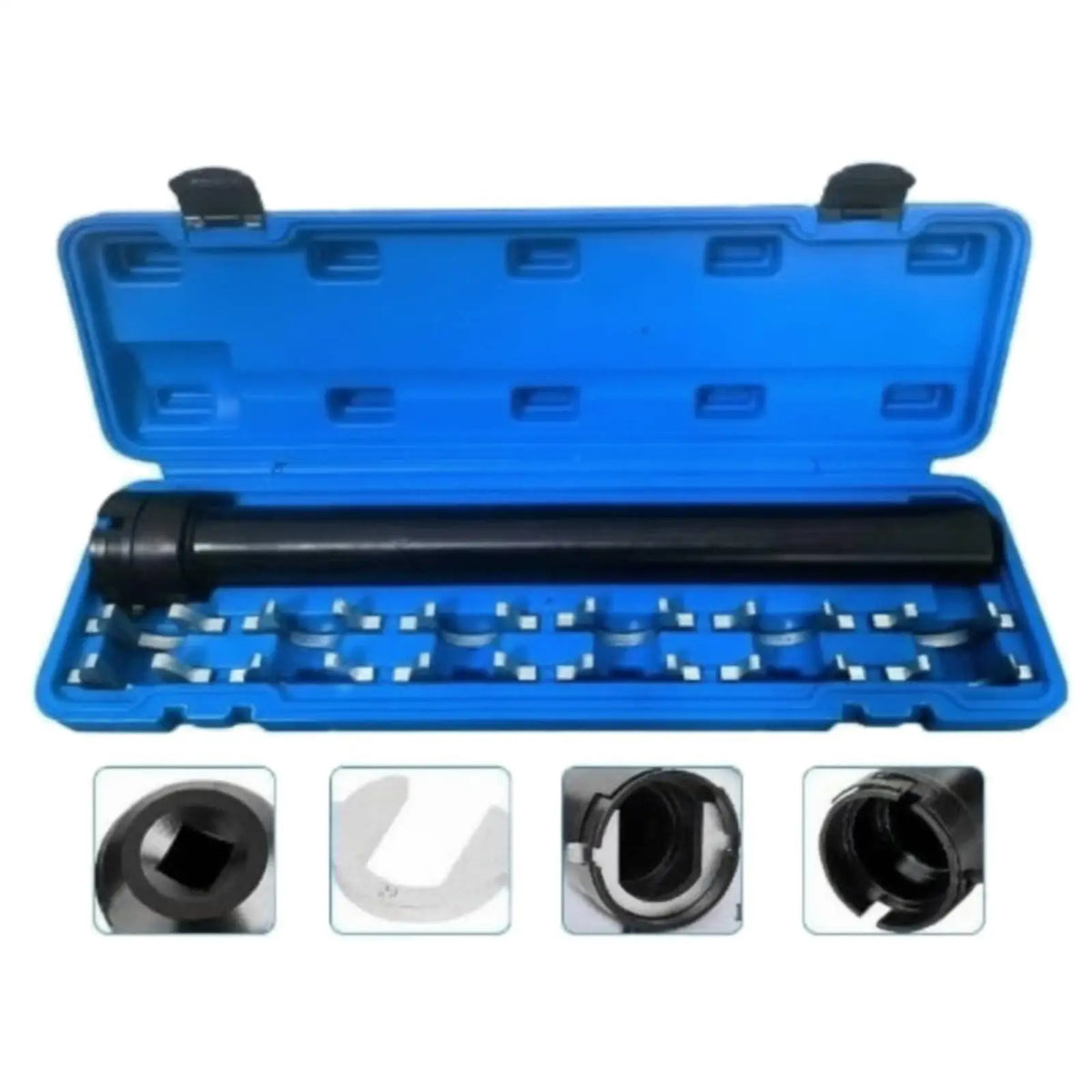 Steering Rod Wrench Set 12-Piece Tie Rod Removal Set Extended-Reach for DIYers - Automotive LED Light