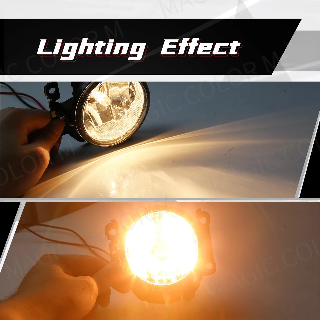 DLAA For Mitsubishi Lancer 2015 2016 2017 Car Fog Lamps Daytime Running Lights DRL Front B | AUTOKITSHOP