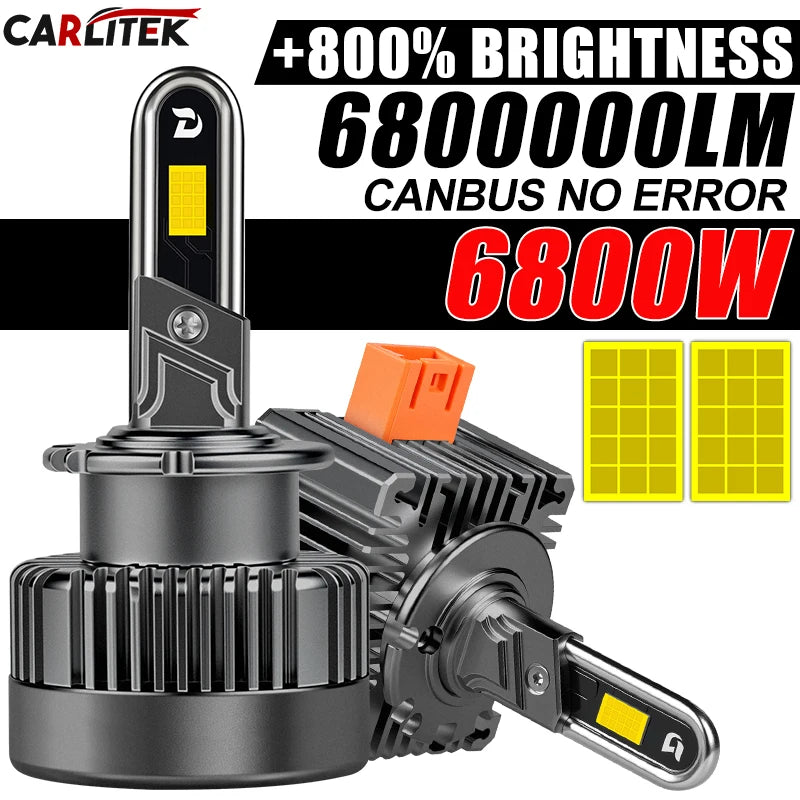 D3S D Series Led Headlight 6800W 30pc CSP Canbus 1:1 HID D1S D2S D4S D5S D8S D1R D2R D3R D