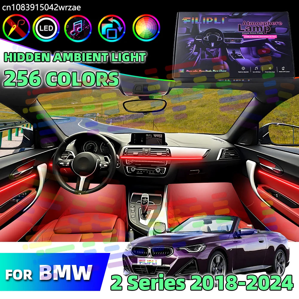 64 RGB - Ambient Light - for BMW U06 G42 - Car Interior Lighting | AUTOKITSHOP