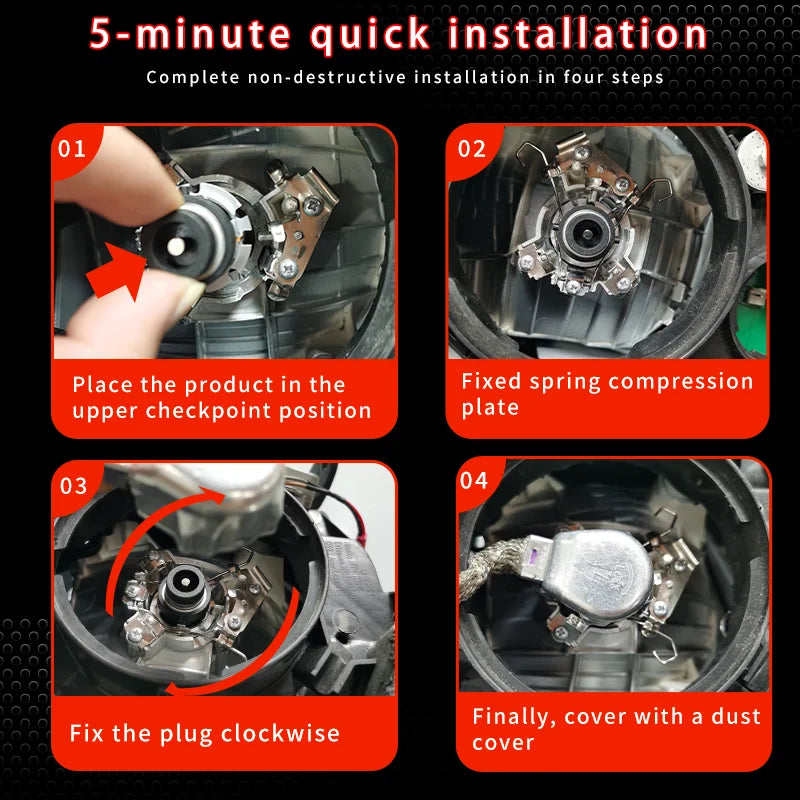 D SERIES D2S D4S LED Headlight Bulbs D1S D3S Canbus 30000LM D2R D4R Auto Bulbs 300W Car La
