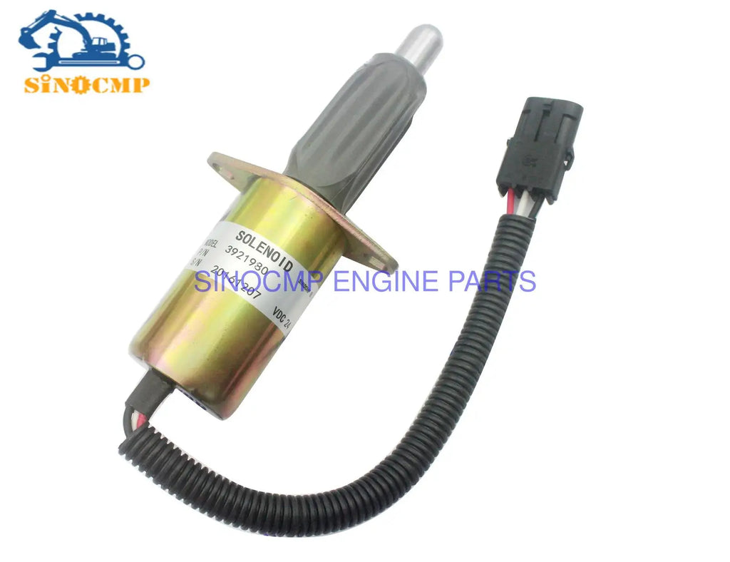 Fuel Stop Solenoid 3921980 3918601 P613-A42V24 For Cummins 6CT/6CTA 8.3 with 3 Months Warr