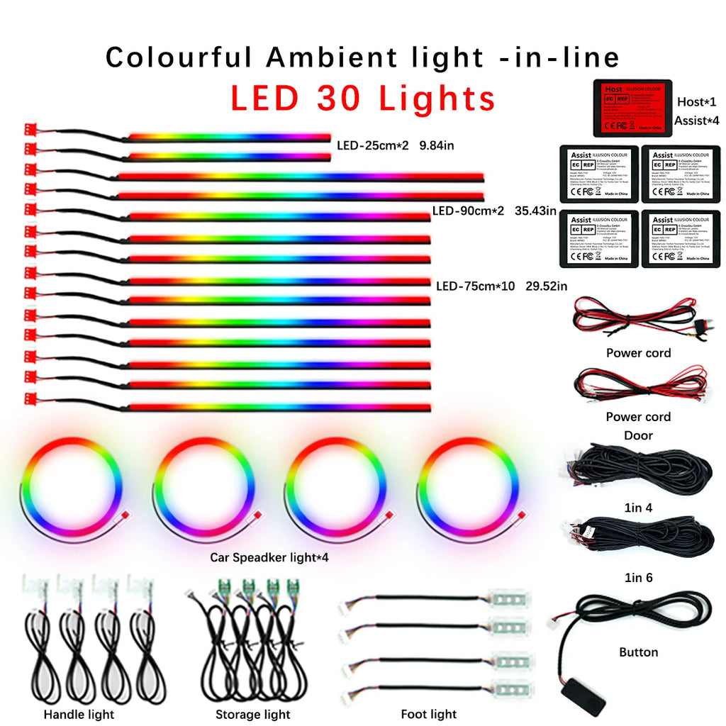 128 Color - Ambient Light - Car Interior Lighting