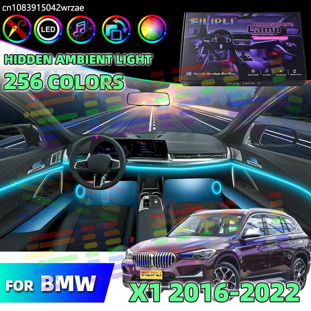 64 RGB - Ambient Light - for BMW F49 F48 X1 - App Control - Car Interior Lighting | AUTOKITSHOP