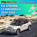 2/4Pcs High Power Headlight Car LED Lights Bulbs 160W Plug and Play For CITROEN C3 AIRCROS