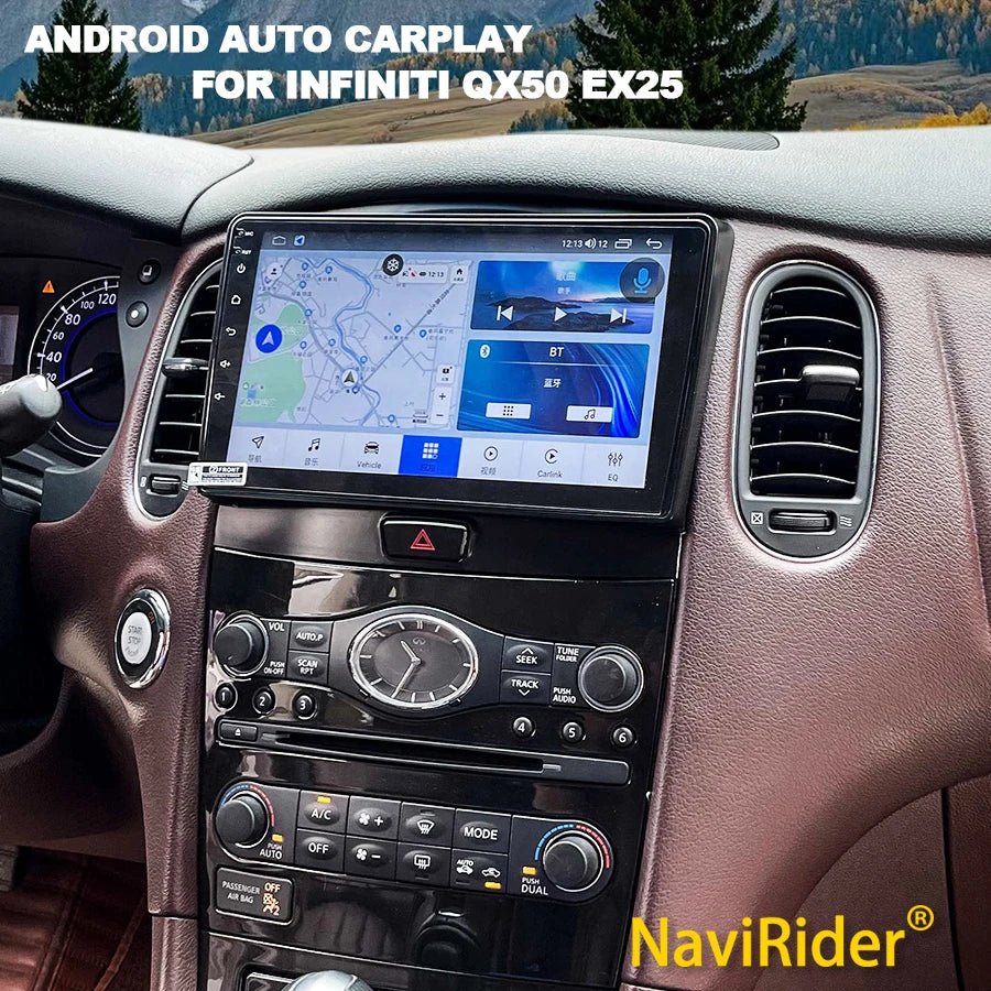 For Infiniti QX50 EX25 2013-2020 Android 15 Car Radio CarPlay GPS Navigation Auto Stereo M